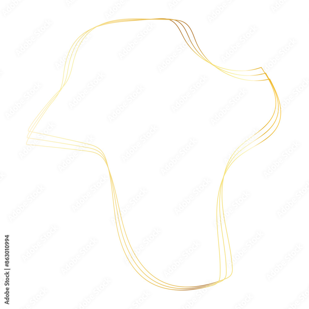 Gold liquid geometric shapes. Graphic elements Gold liquid geometric shapes. Graphic elements