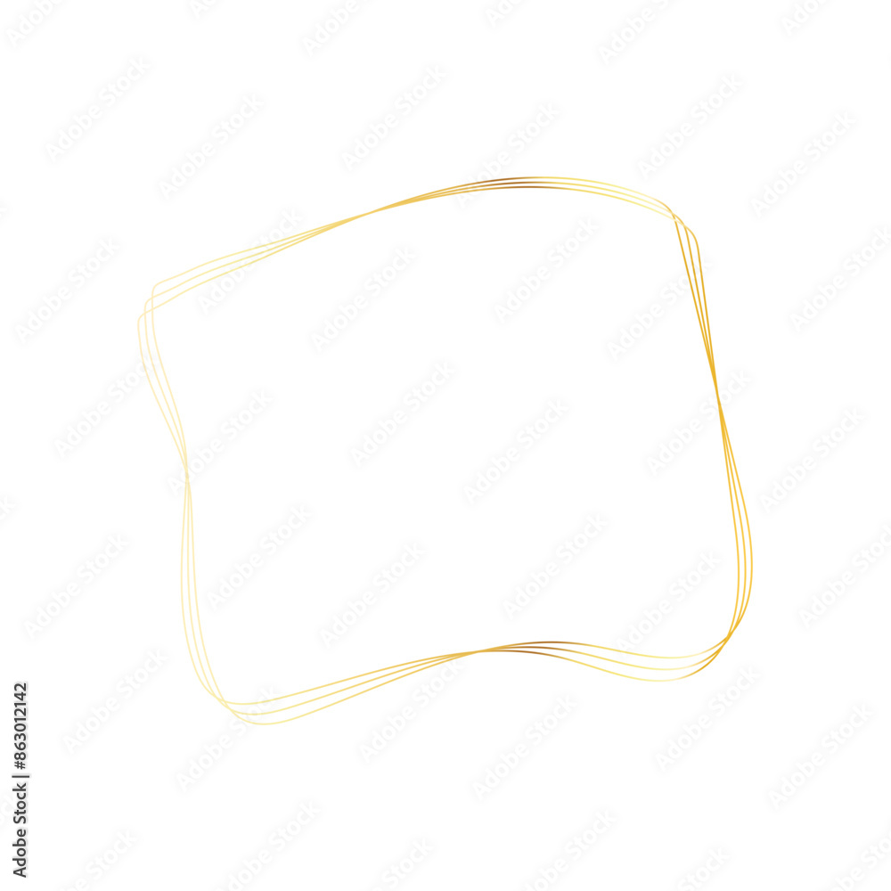 Gold liquid geometric shapes. Graphic elements Gold liquid geometric shapes. Graphic elements