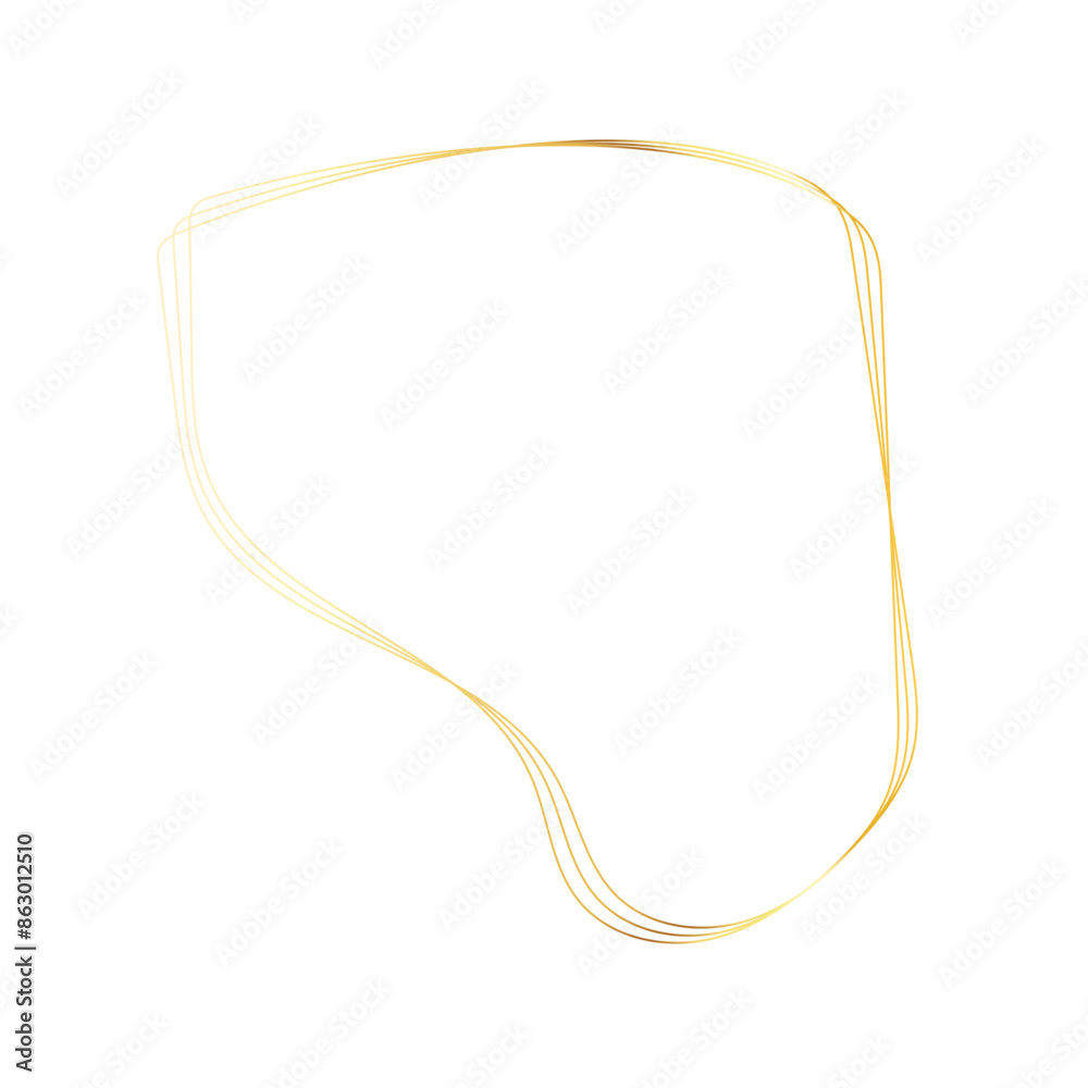 Gold liquid geometric shapes. Graphic elements Gold liquid geometric shapes. Graphic elements