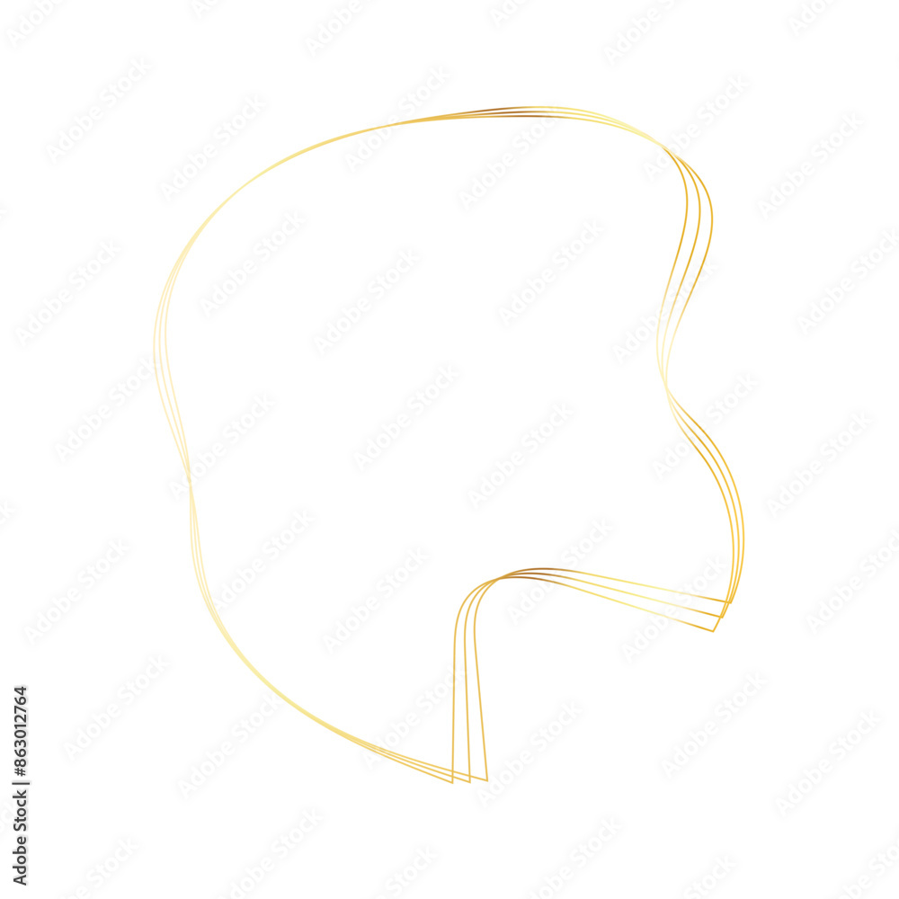 Gold liquid geometric shapes. Graphic elements Gold liquid geometric shapes. Graphic elements
