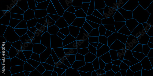 black quartz crystalized broken glass effect vector background. 3d papercut and multi-layer cutout geometric pattern on vector background. broken stained glass blue lines geometric pattern.