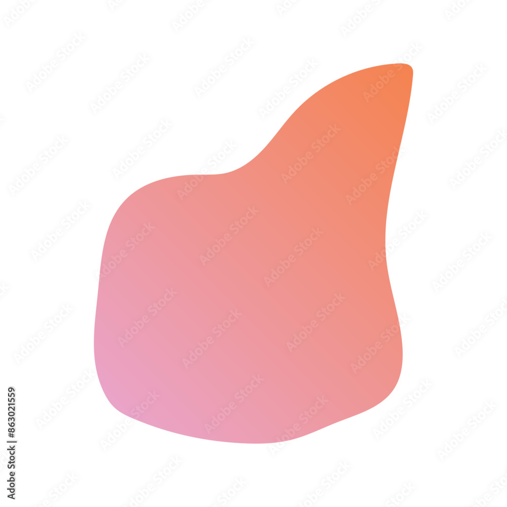 Liquid Fluid Gradient random organic shapes