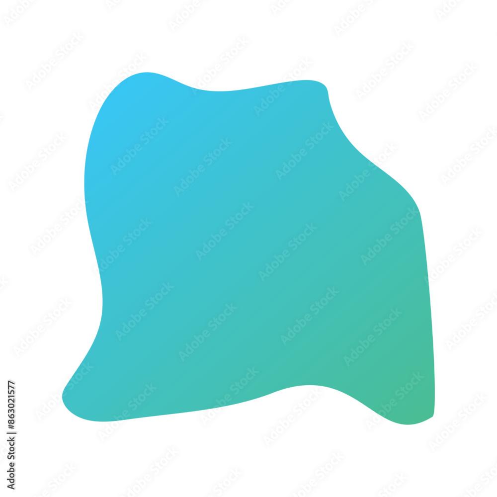 Liquid Fluid Gradient random organic shapes