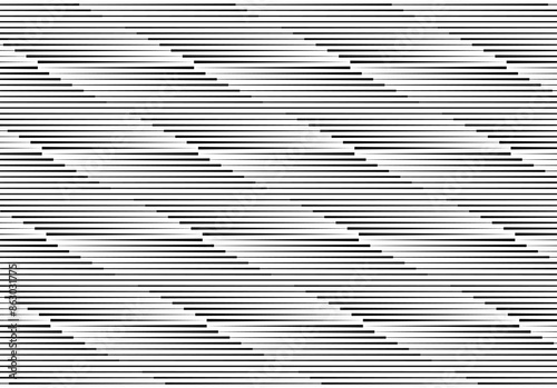 Black and white abstract lines pattern for background and jersey design. Fully editable vector Format Illustration 