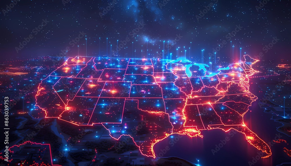 Digital Pulse Of Urban America A Dynamic Map Of Major US Cities 1000 F 863039753 3U3YQYwwimh90CyUu8NFcw4GlN4WqAMj 