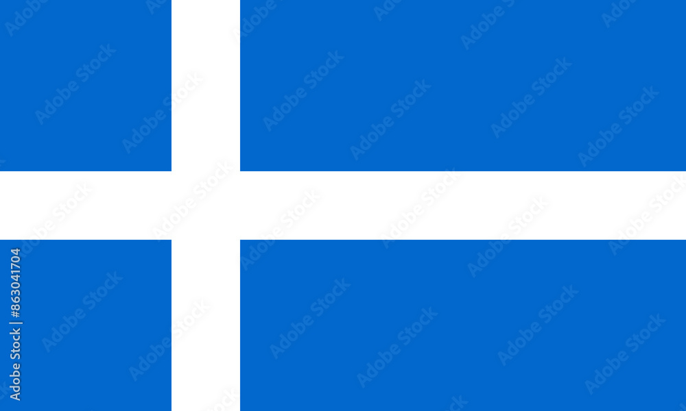 Naklejka premium Shetland - flag
