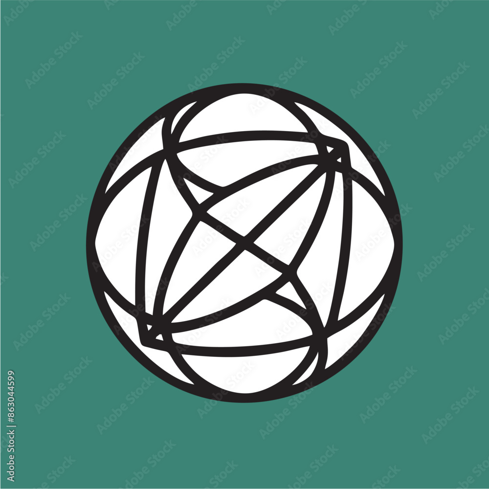 abstract background with a ball abstract background with a ball