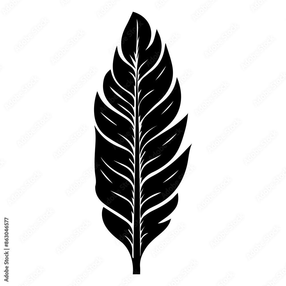 leaf isolated on white