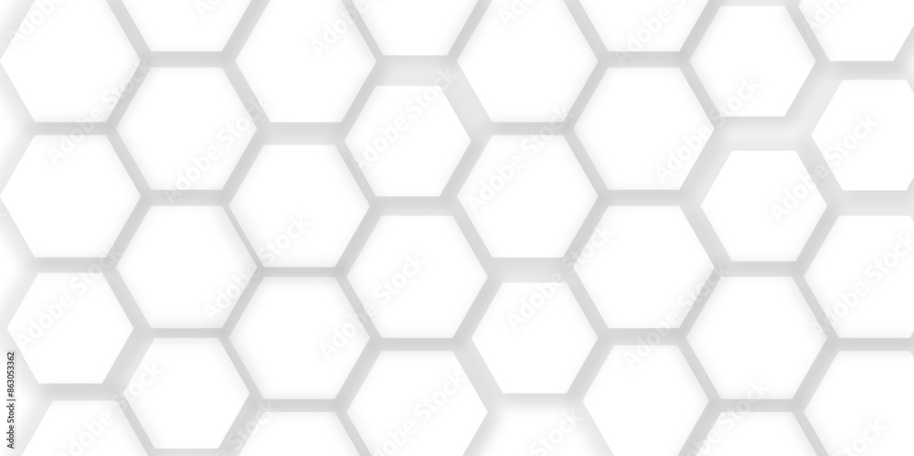 Abstract white background with hexagons. Abstract hexagon polygonal pattern background vector. seamless bright white Pattern with hexagons illustration of a honeycomb. Futuristic surface . Abstract white background with hexagons. Abstract hexagon polygonal pattern background vector. seamless bright white Pattern with hexagons illustration of a honeycomb. Futuristic surface .
