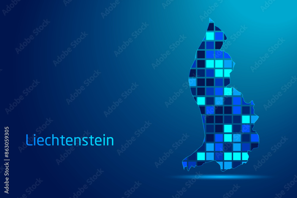 concepts of Liechtenstein Network Digital Technology Graphic illustration. Blue Color. Internet Futuristic Concept Map. concepts of Liechtenstein Network Digital Technology Graphic illustration. Blue Color. Internet Futuristic Concept Map.