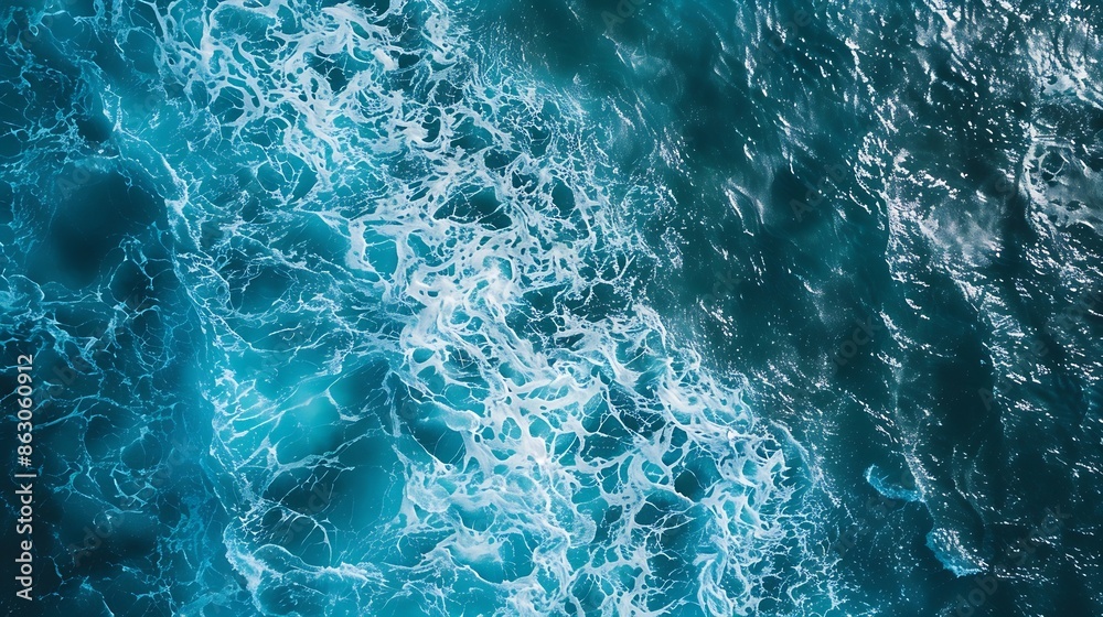 Aerial view Amazing open sea Beautiful ocean in the morning summer seasonImage by Aerial view drone shot high angle view Top down sea background : Generative AI Aerial view Amazing open sea Beautiful ocean in the morning summer seasonImage by Aerial view drone shot high angle view Top down sea background : Generative AI