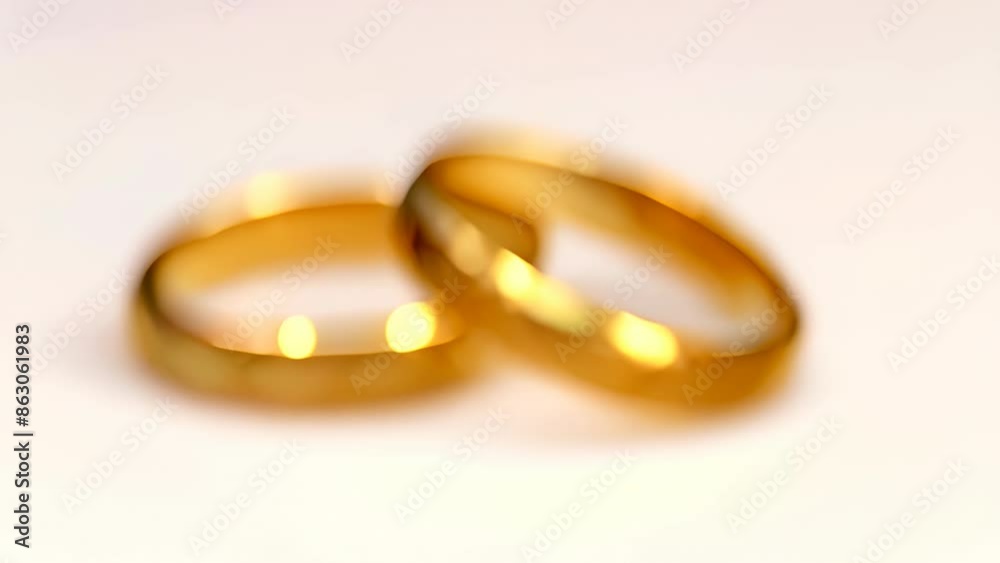 Radiant Harmony: Crossed Wedding Rings Radiant Harmony: Crossed Wedding Rings