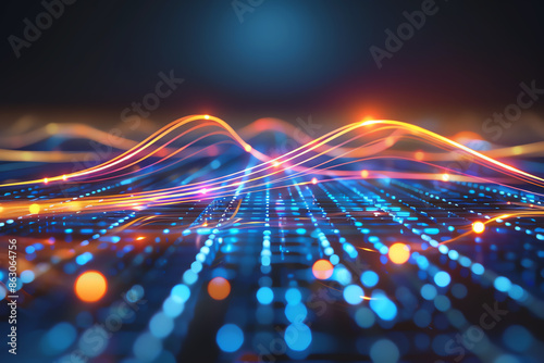Quantum computing with glowing qubits and entangled particles photo