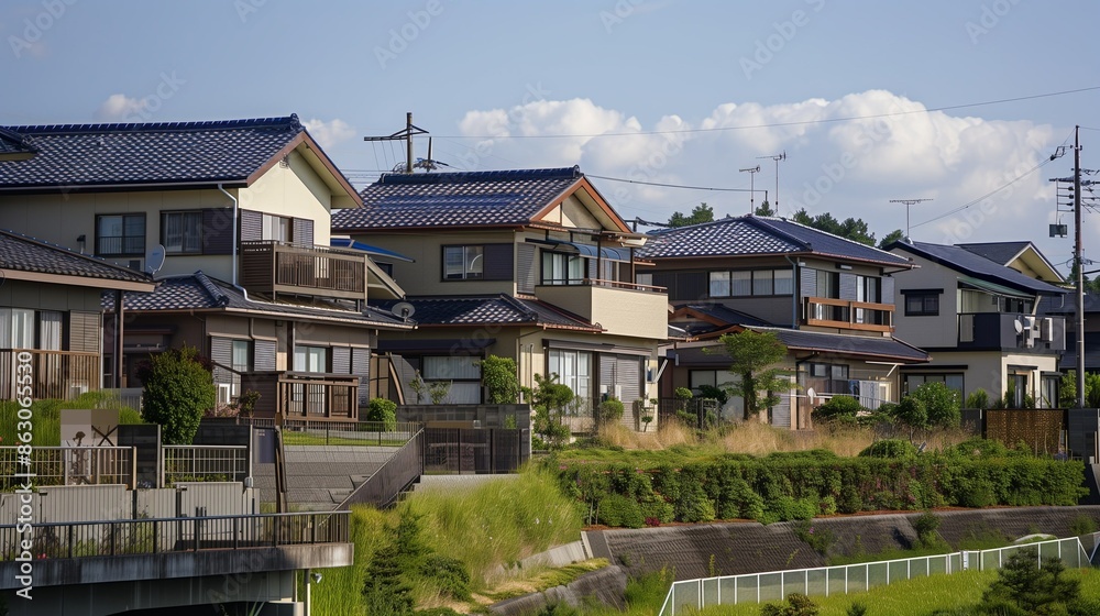 日本の住宅街 日本の住宅街