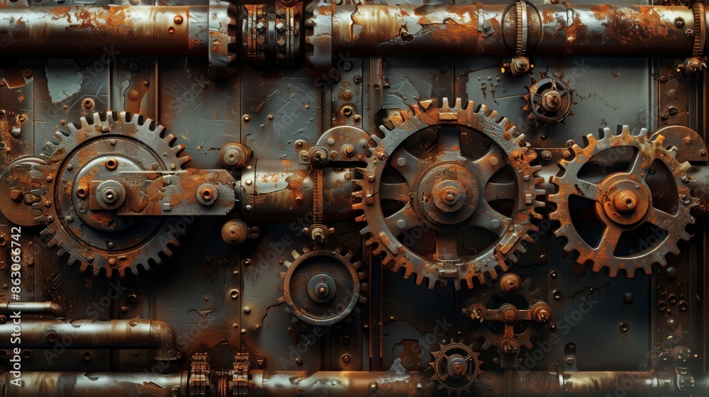 Rusty Gears and Pipes. Rusty Gears and Pipes.