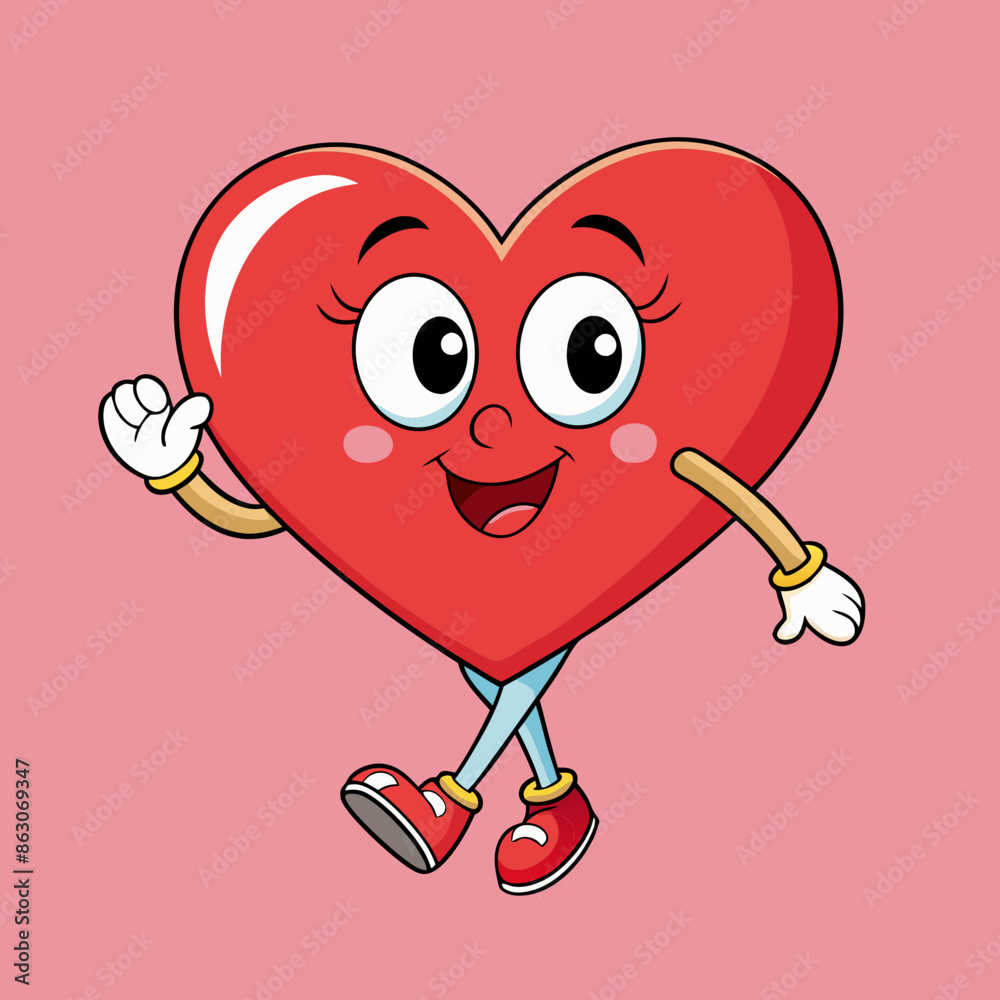 illustration of valentine heart illustration of valentine heart