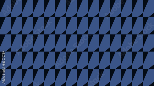 Vector illustration of an abstract pattern with blue and black stripes
