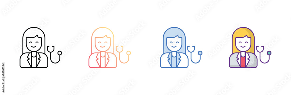 Doctor icon design with white background stock illustration Doctor icon design with white background stock illustration