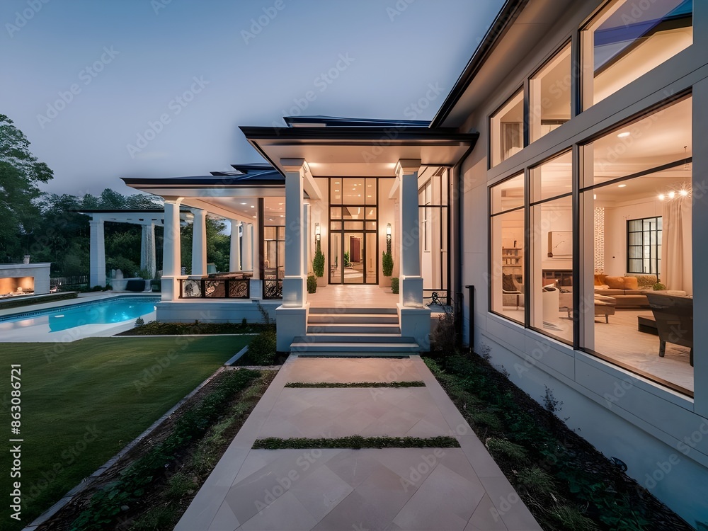 Luxury Interior home Decoration generative Ai Luxury Interior home Decoration generative Ai