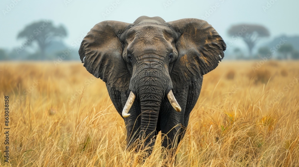 Naklejka premium The conservation of wildlife is intrinsically linked to efforts to combat global warming