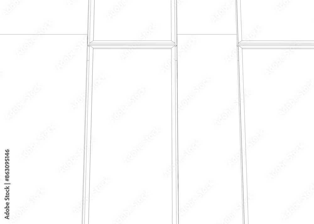 Fototapeta premium abstract architecture