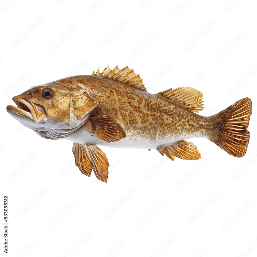 Naklejka premium Deep Sea Cod,side