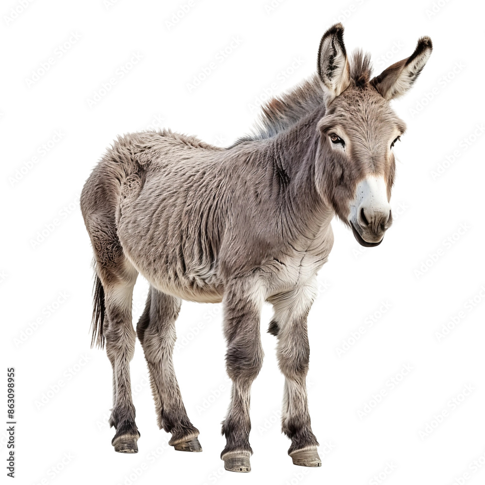 Fototapeta premium portrait of a donkey