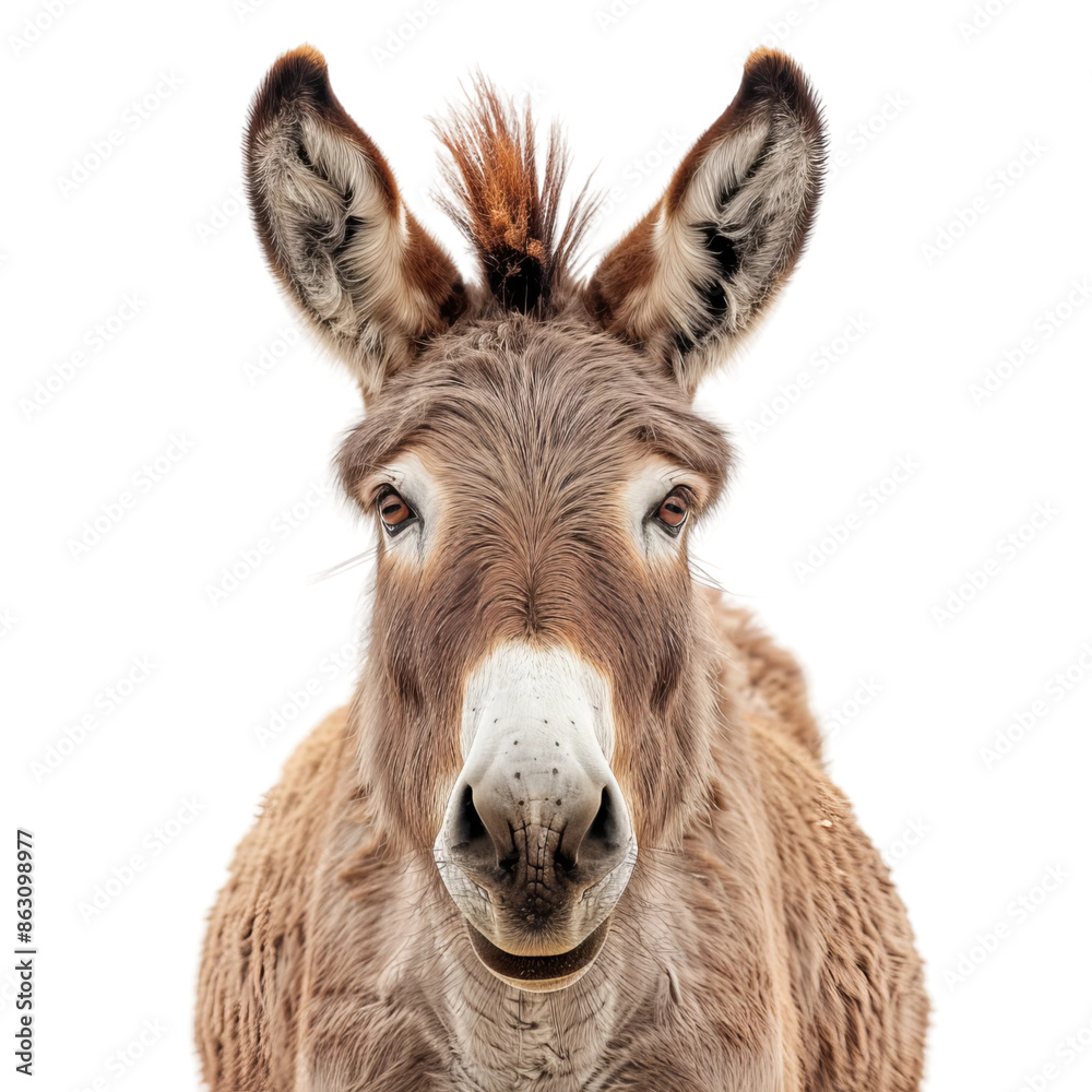 Fototapeta premium portrait of a donkey