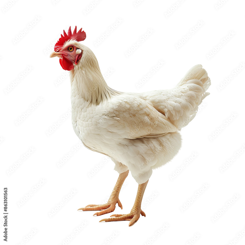 Fototapeta premium rooster isolated on white