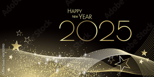 Happy new year 2025 design