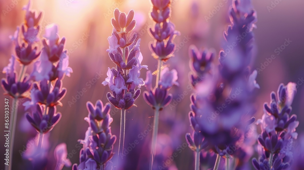 Close up of lavender blooms Close up of lavender blooms
