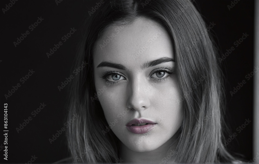 beautiful New Zealander girl model eye contact beautiful New Zealander girl model eye contact