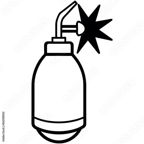 Coloring pages for Molotov cocktails, gasoline, and bombs