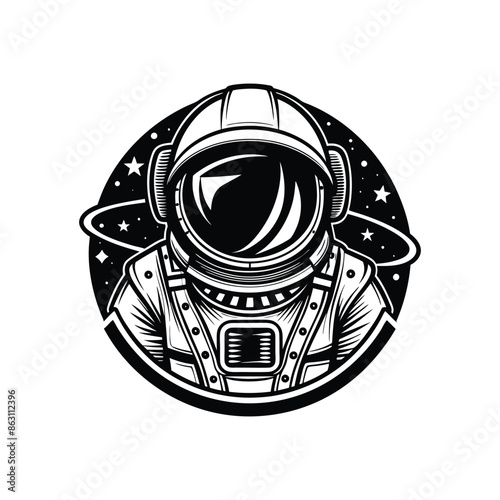 Stylish Astronaut Silhouette