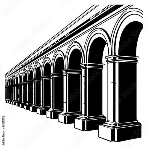 Aqueduct Vector Logo