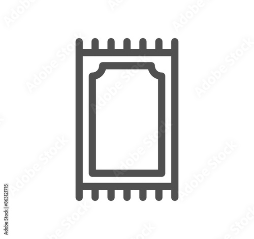 Religion symbols related icon outline and linear vector.	

