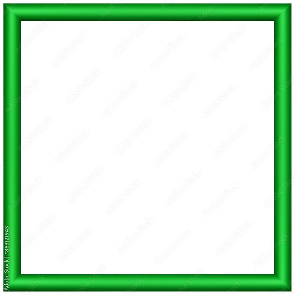 Transparent Frame PNG - Green Square Transparent Frame PNG - Green Square