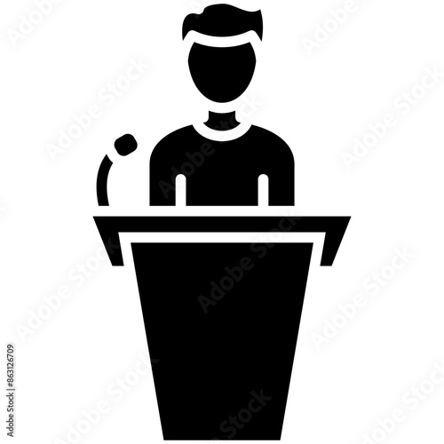 Public Speaking Icon