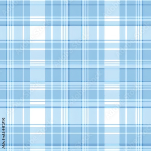 Seamless pattern ornament tartan, check in pleasant blue colors