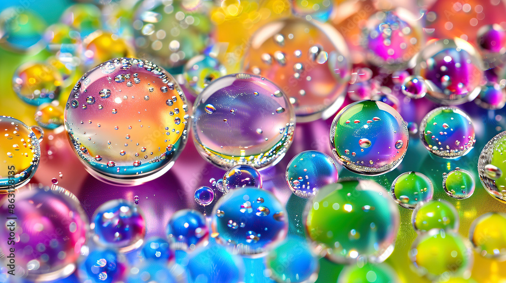 Abstract colorful background with bubbles Abstract colorful background with bubbles