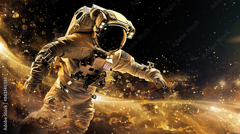 Astronaut in space Astronaut in space