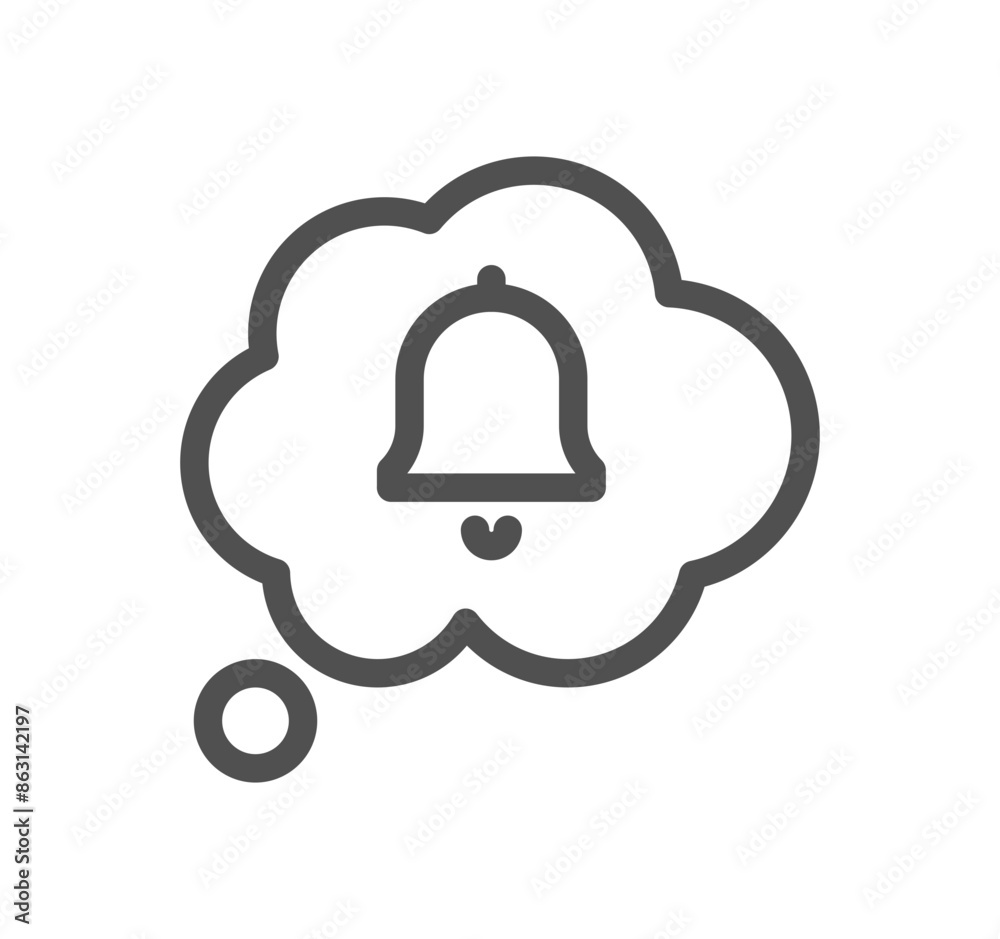 Notification related icon outline and linear vector.
Notification related icon outline and linear vector.