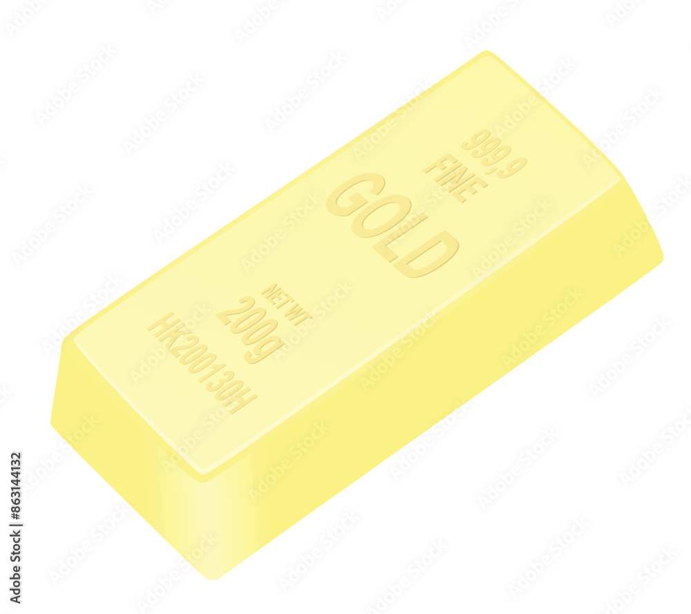 Golden prop isolated. vector illustration Golden prop isolated. vector illustration