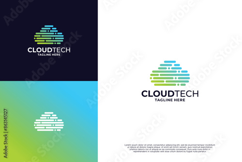Cloud database logo design inspiration