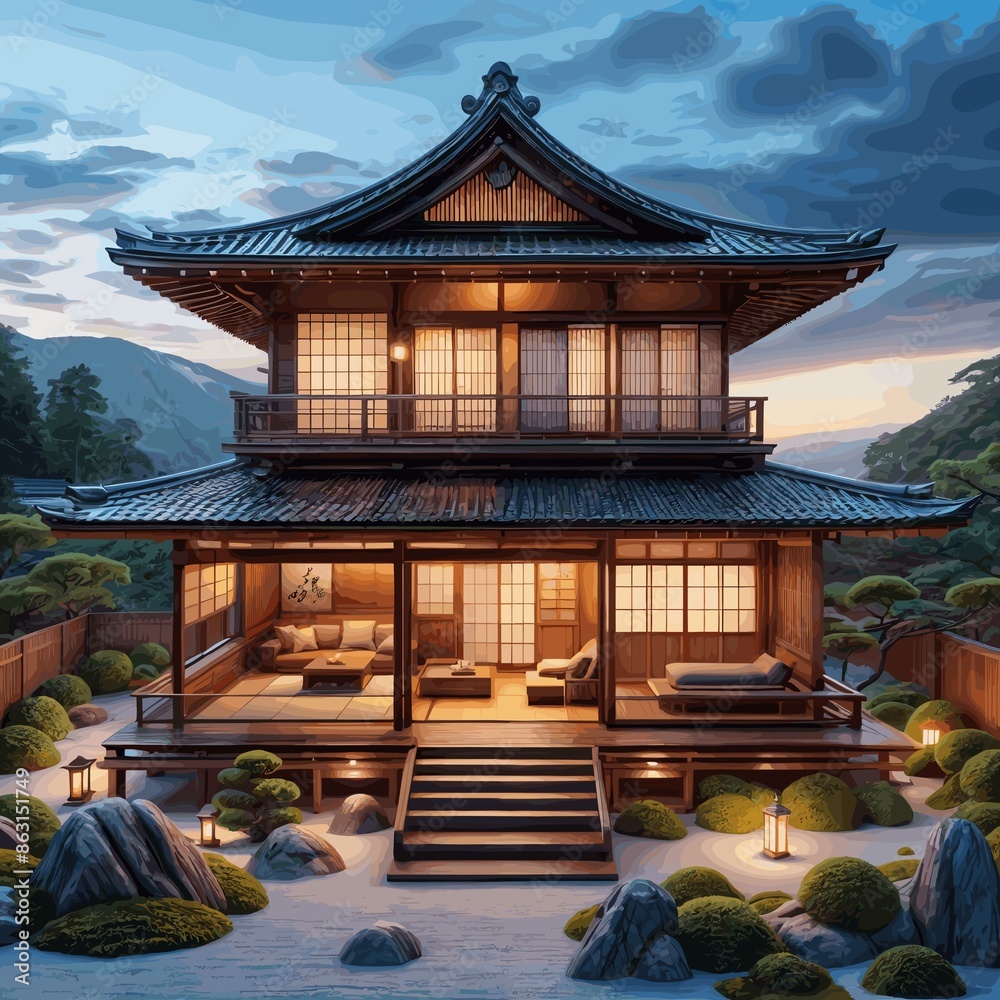 Naklejka premium Minimalismo Sofisticado