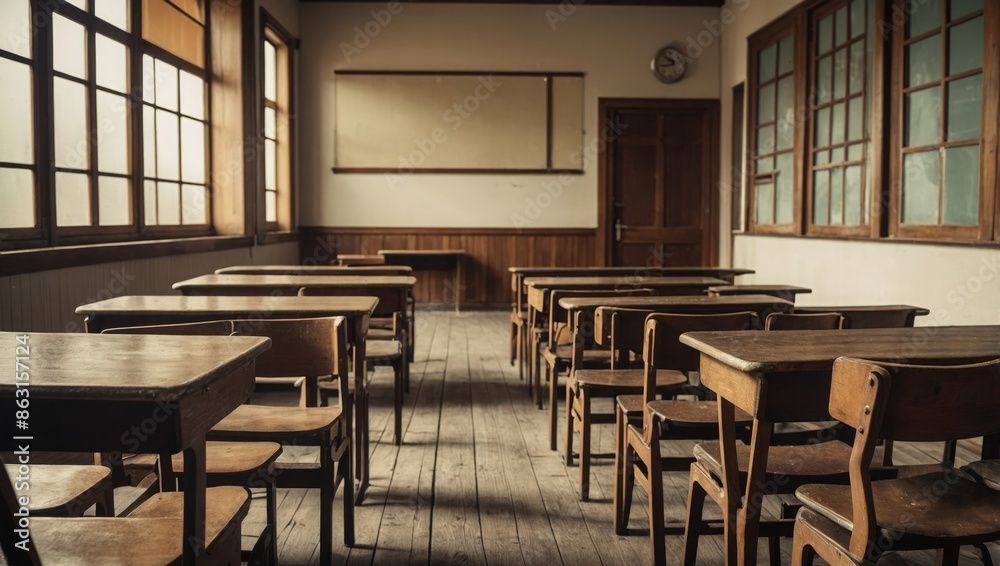 empty classroom waiting for students empty classroom waiting for students