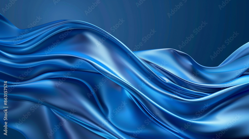 Abstract blue background with flowing shapes and curves Abstract blue background with flowing shapes and curves