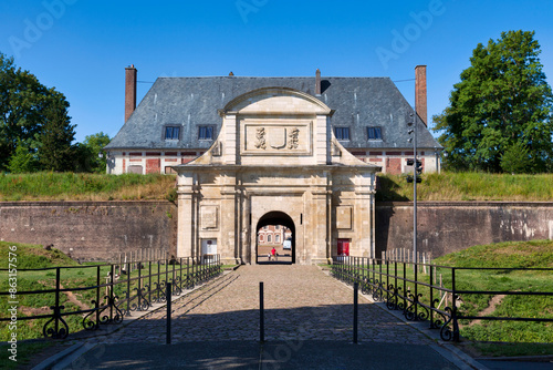 Fototapeta The Porte Royale of the citadel of Arras