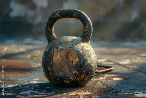 Unyielding Strength: The Rugged Essence of Kettlebell Workouts for Ultimate Fitness Training and Muscle Building photo