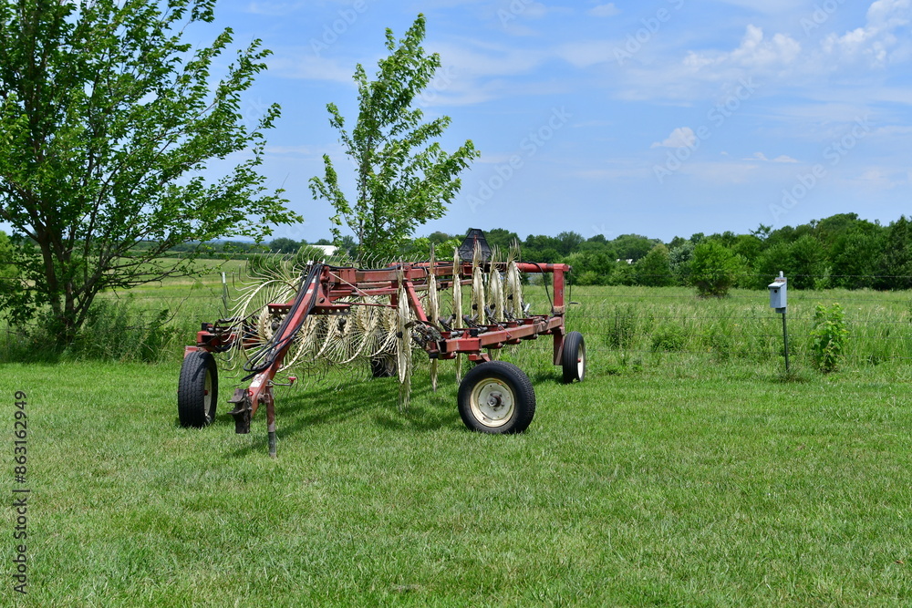Obraz premium Hay Rake